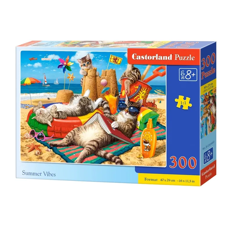 Castorland Pussel – Sommarvibbar 300 bitar