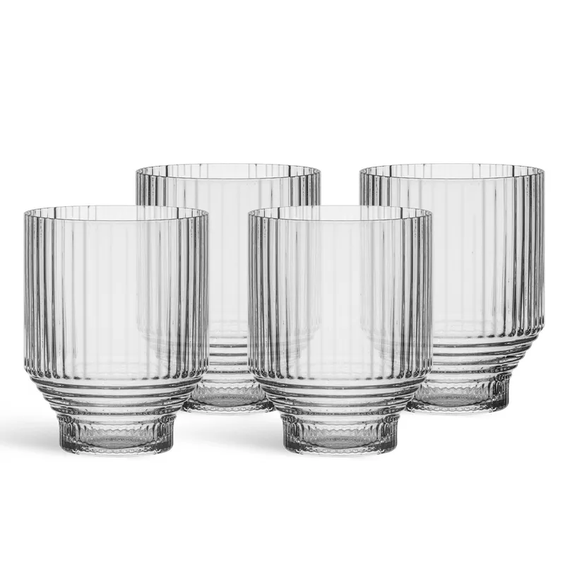 Kosta Boda Pavilion Lowballglas Klar, 30 cl, 4-pack