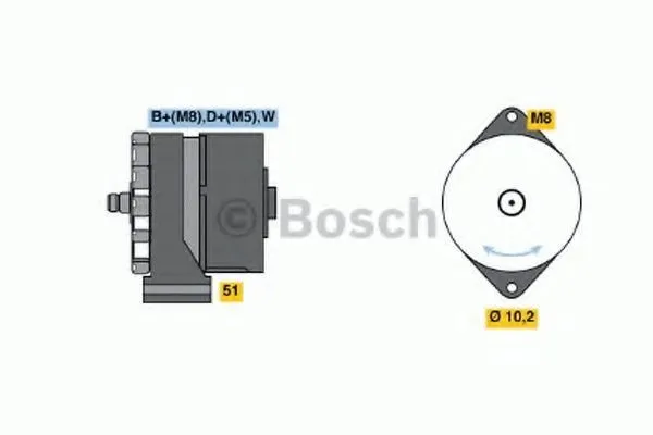 Generator BOSCH 0 986 040 290