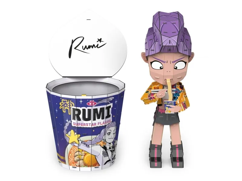 K POP KPDH 4D Build Ramen Cup Rumi 3D pusselspel