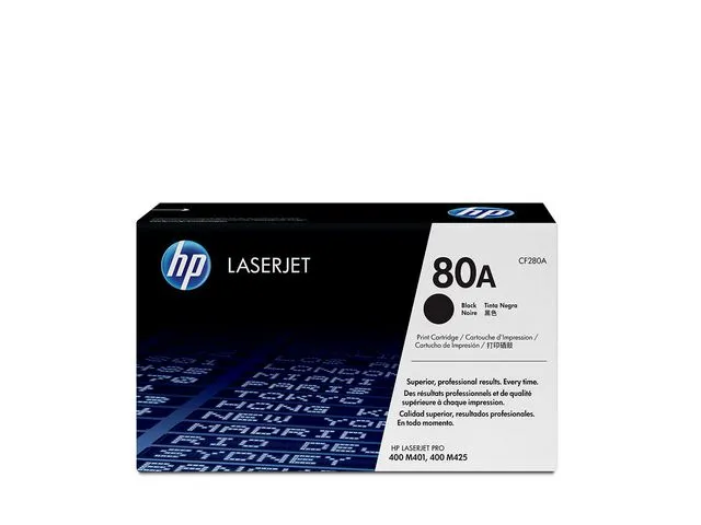 HP 80A svart LaserJet-tonerkassett, original