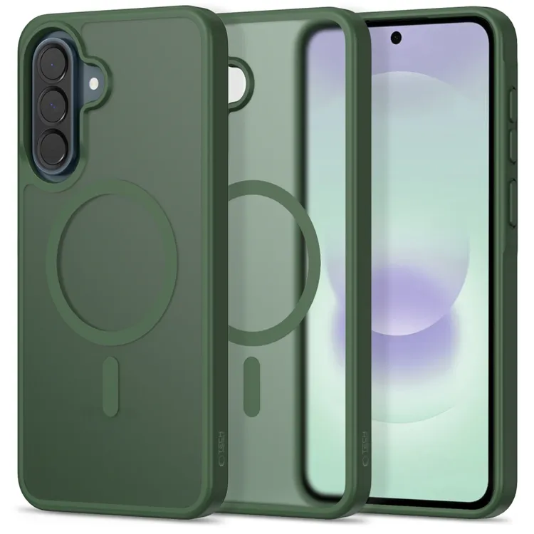 Tech-Protect Galaxy A37/A36/A56 Skal MagSafe MagMat Grön