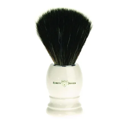 Ivory Shaving Brush - Synthetic Black Fibre