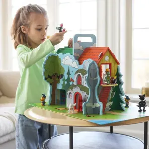 Bamse Lekvärld Bamsebyn med Lekplatta Micki