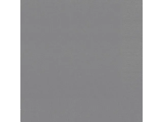 Servett 3-lags 40x40cm granitgrå 125/fp