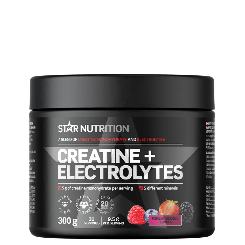 Kreatin + Elektrolyter 300 g - Forest Berries