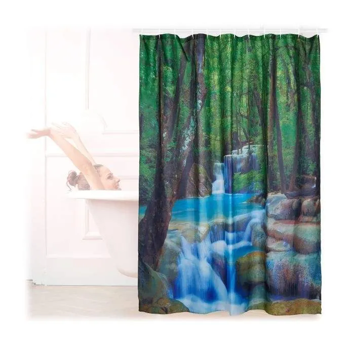 Vattenfall duschdraperi 200×180 cm