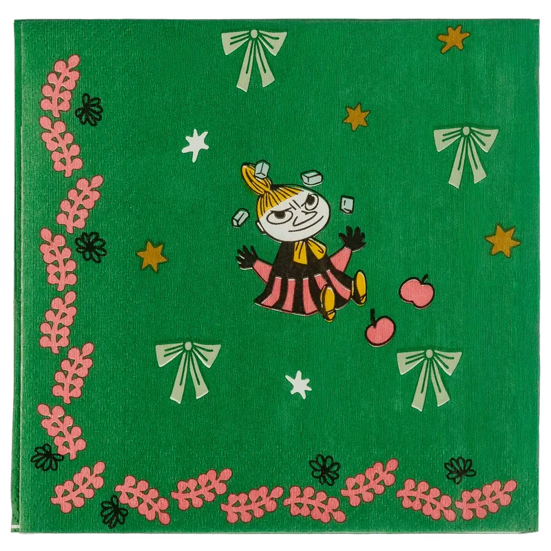 Moomin Arabia Mumin pappersservett Kärleksgåva, 33×33 cm, 20-pack