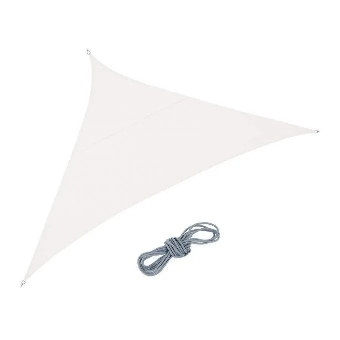 Solsegel polyester triangulär krämfärgad (#5300)