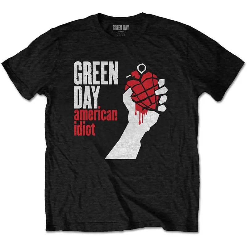 Green Day Unisex T-Shirt: American Idiot (Medium)