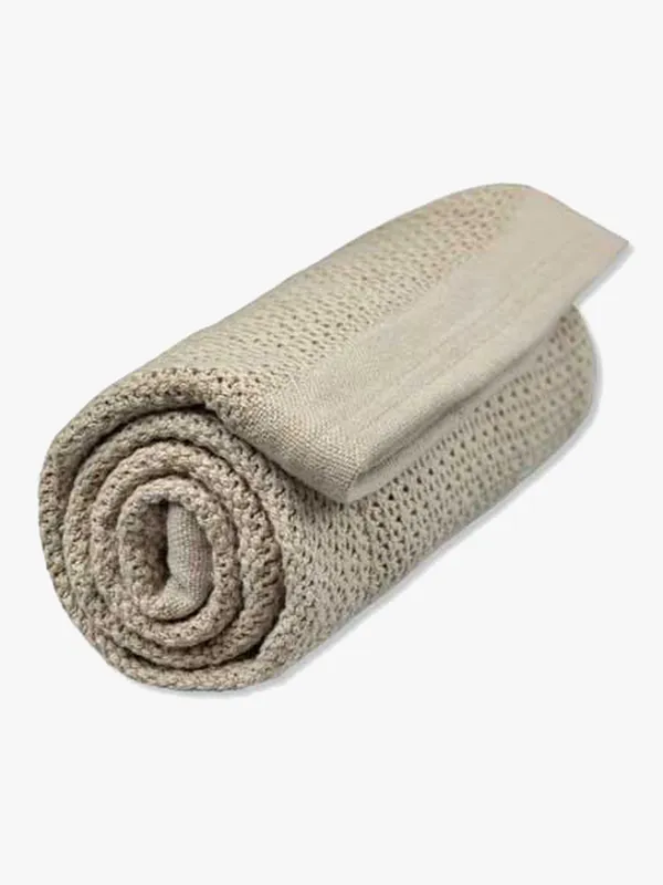 Gallerfilt Soft Grid Pebble Greige Vinter & Bloom