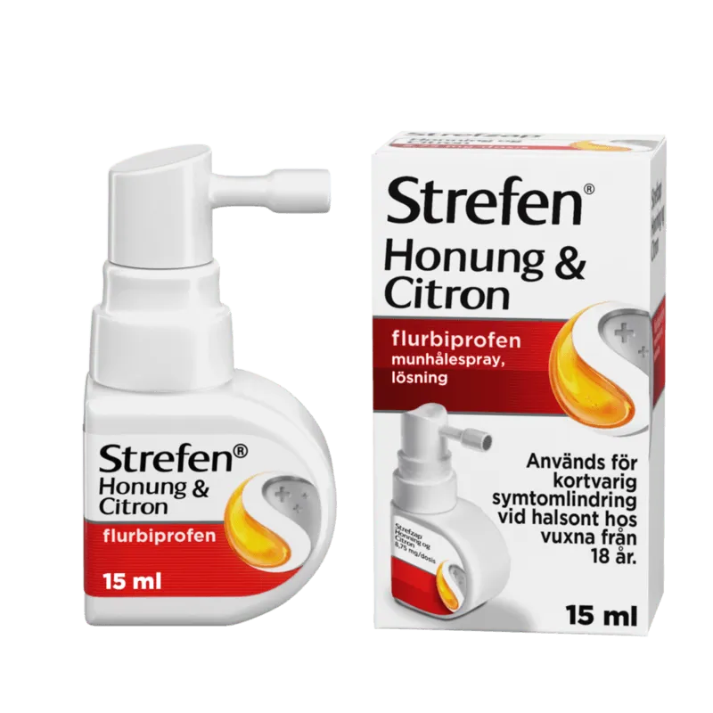 Strefen Honung & Citron 16,2 mg/ml 15 milliliter Munhålespray, lösning