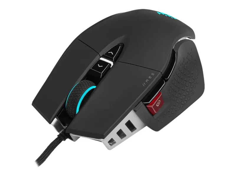 CORSAIR Gaming M65 RGB ULTRA - Mus - optisk - 8 knappar - kabelansluten - USB - svart
