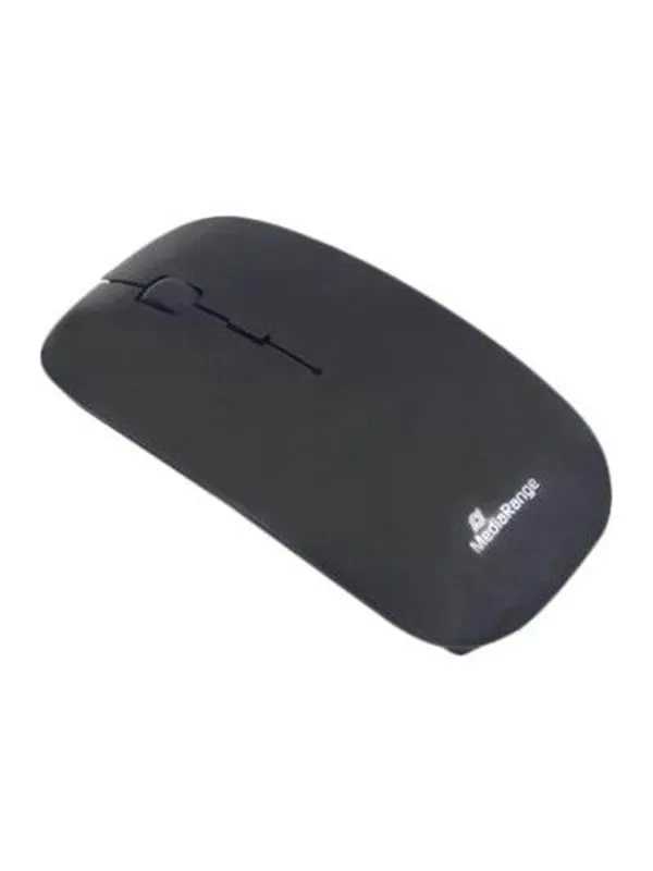 MediaRange MROS215 - mouse - 2.4 GHz - glossy black - Mouse - Optic - 3 knappar - Svart