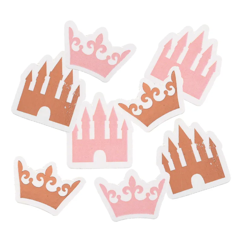 Bordskonfetti Princesse Roséguld – 24-pack