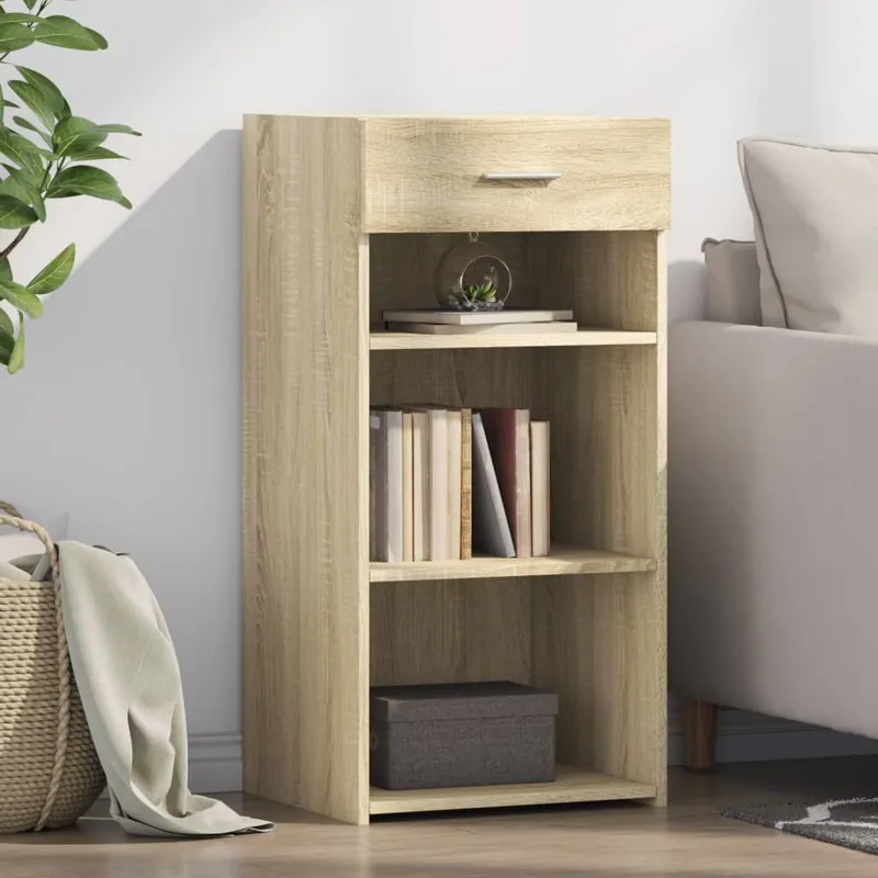 vidaXL Skänk sonoma-ek 45×42,5×93 cm konstruerat trä