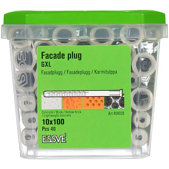 FASADPLUGG GXL PLUGG 10X100 40ST | Beijerbygg Byggmaterial