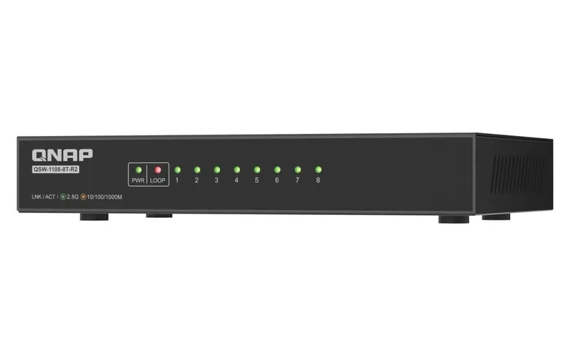 QNAP QSW-1108-8T-R2 - switch - 8 ports - unmanaged