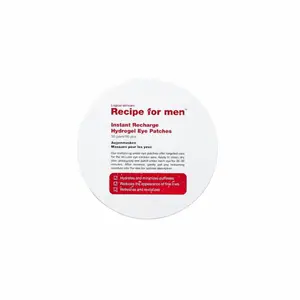 Recipe For Men Instant Recharge Hydrogel Eye Patches