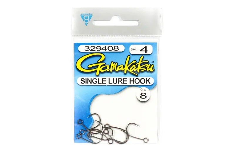 Gamakatsu Single Lure Krok Storlek 4 ,8 Per förp (5613)