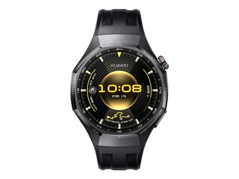 Huawei WATCH GT6 PRO 3,73 cm (1.47″) AMOLED 46 mm Digital 466 x 466 pixlar Pekskärm Svart GPS