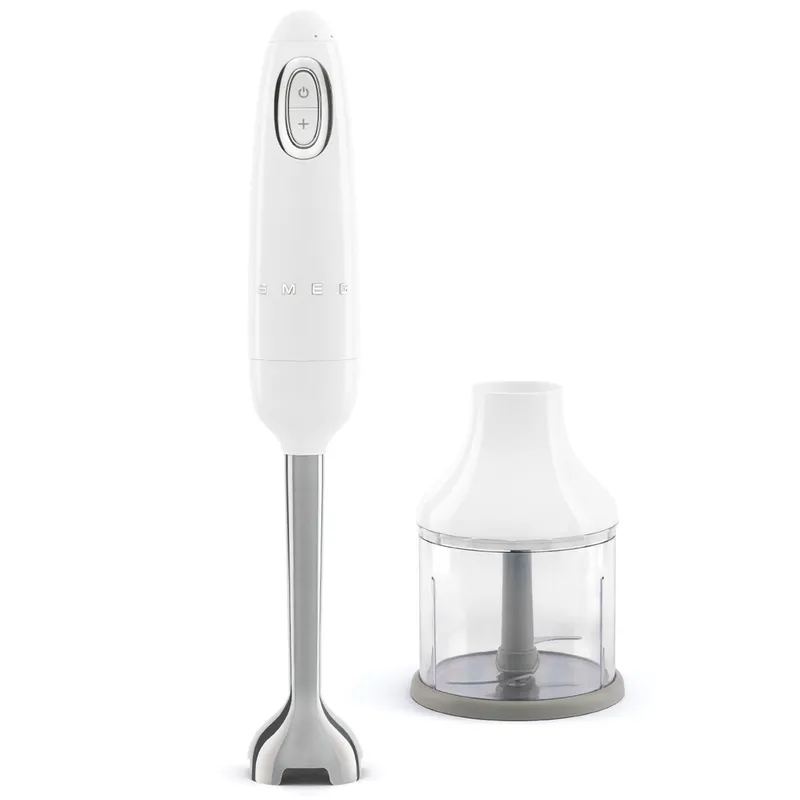 Smeg HBF00WHEU stavmixer med hackare, vit