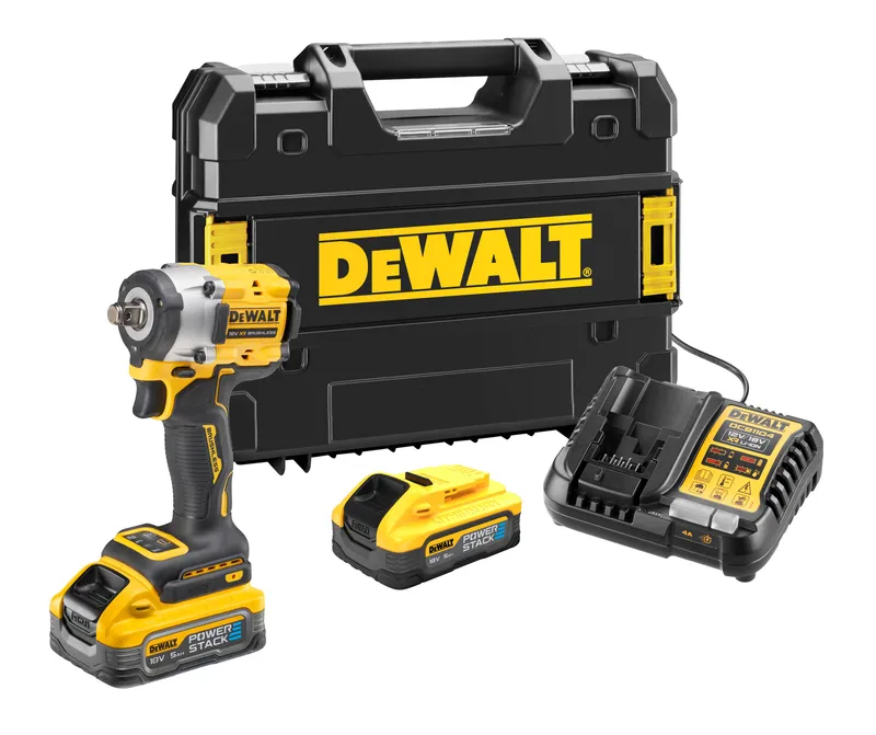 Dewalt DCF921H2T-QW Mutterdragare med batteri och laddare