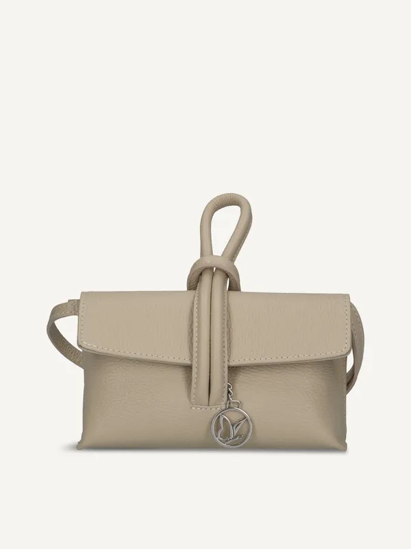 CAPRICE Clutch bag, beige, made of Leather, Size 1