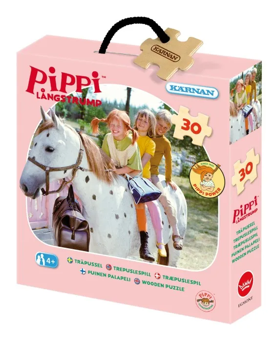 Träpussel Pippi Långstrump 30 bitar, Kärnan