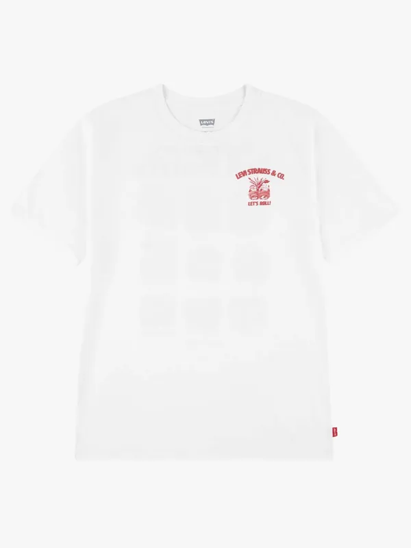 Levi’s LVB Roll Models T-shirt, Bright White, 128