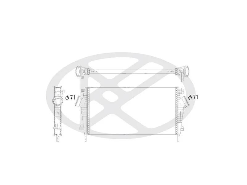 Intercooler KOYORAD IA460147