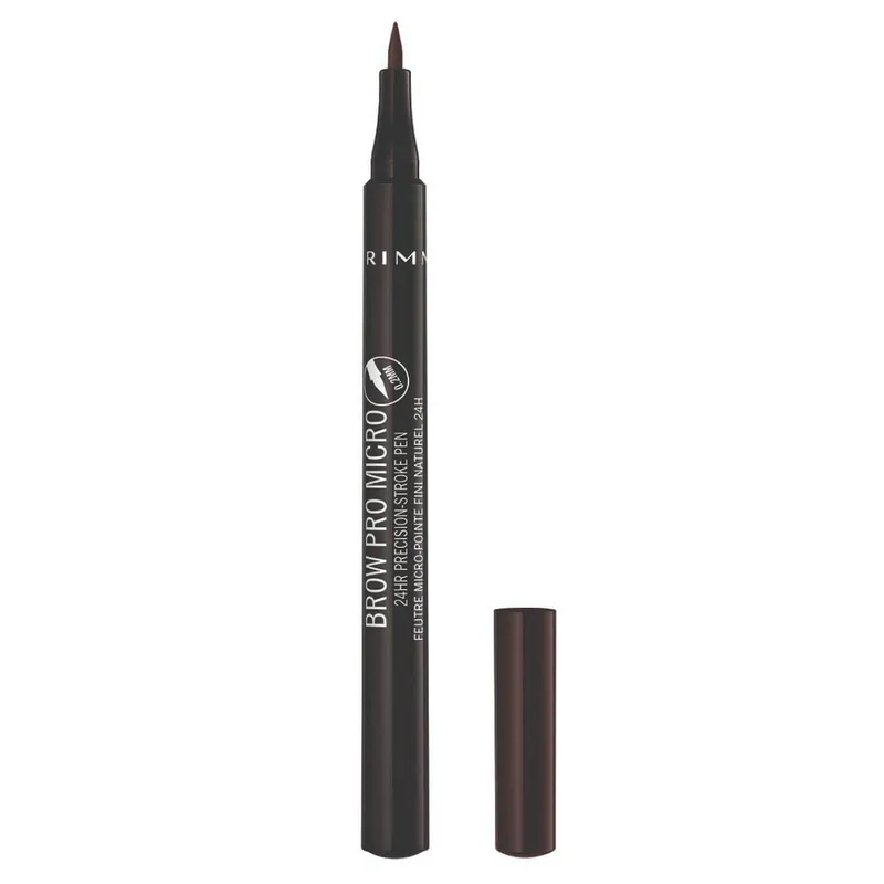 Rimmel Brow Pro Micro 24HR Precision-Stroke Pen 1ml (Various Shades) – 004 Dark Brown