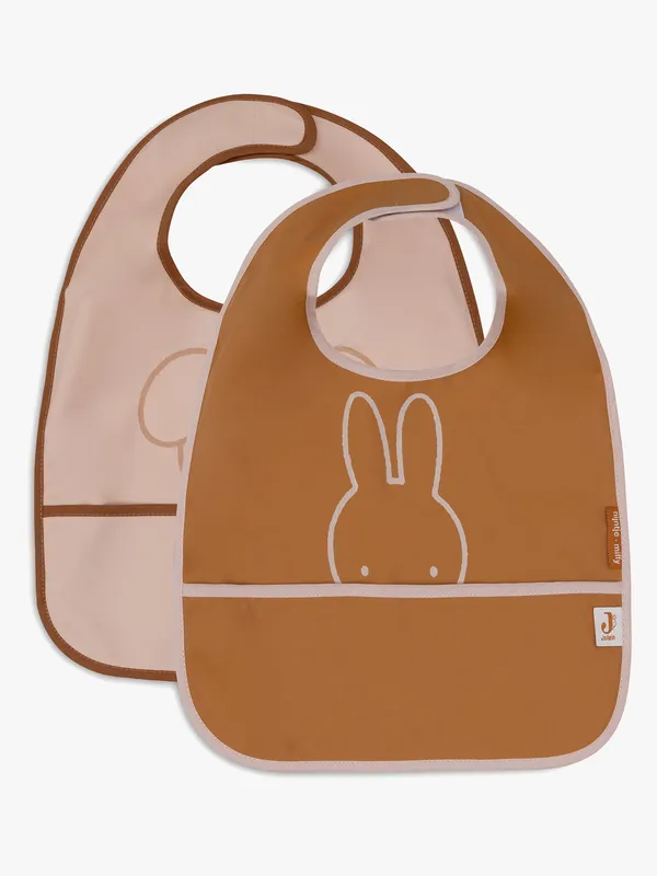 Jollein Miffy Peekaboo Haklapp 2-Pack, Wild Rose