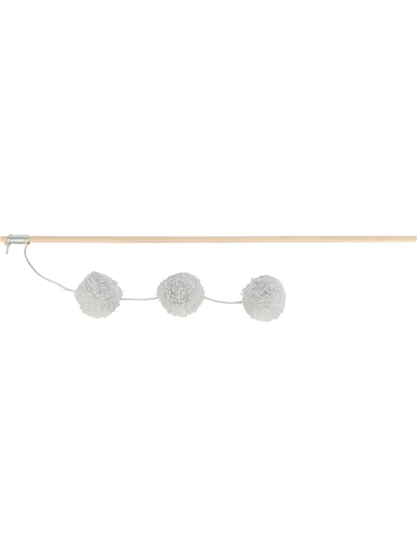 Trixie Kattmyntsinfuserat Lekspö med 3 Plyschbollar & Skallra 50cm