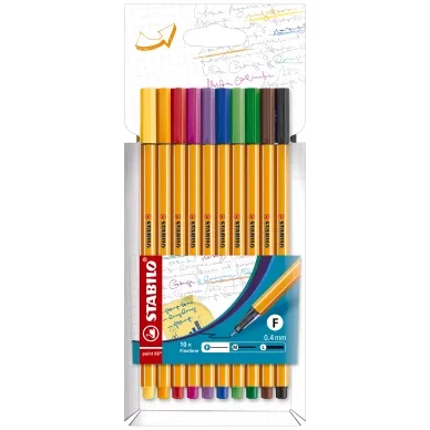 Fineliner Point 88 10-pack STABILO