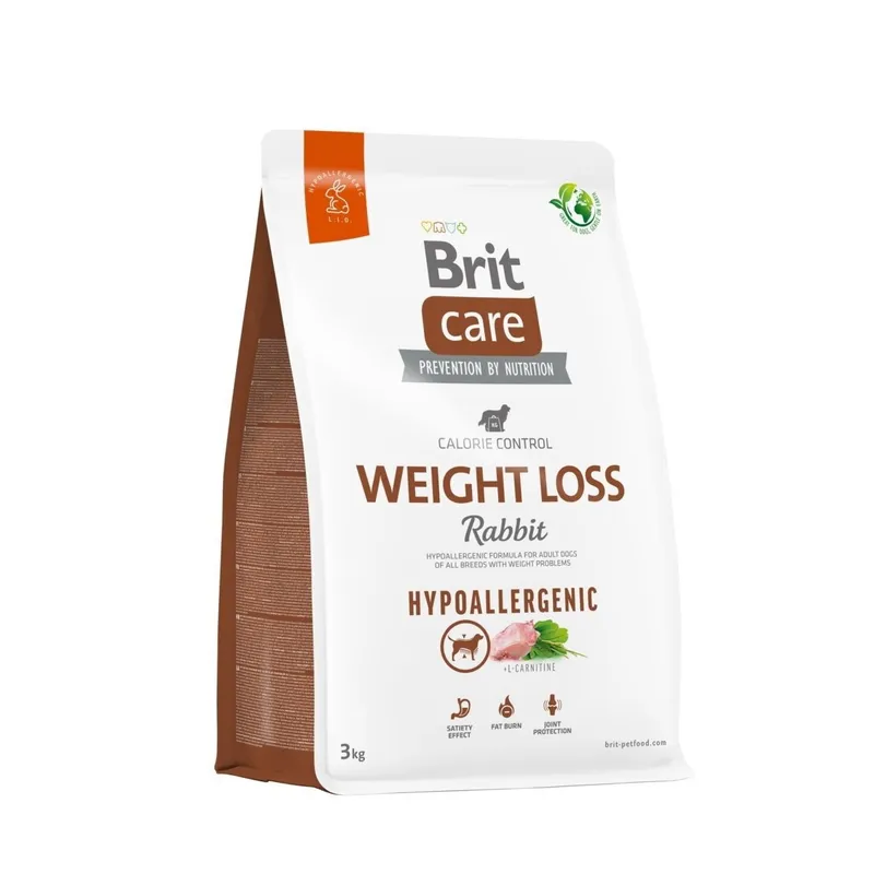 Brit Care Dog Hypoallergenic Weight Loss, Rabbit, 3 kg