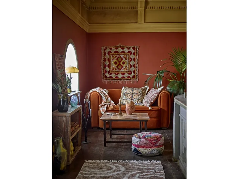 CREATIVE COLLECTION Asu Kudde, Brun, Viskos (L50xB50 cm)