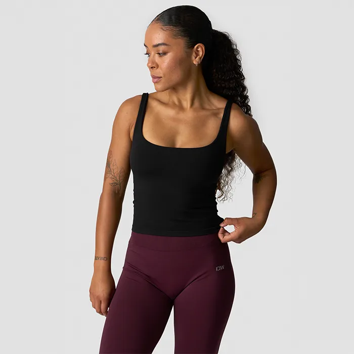 Smooth Seamless 2-i-1 Linne Svart (#2548)