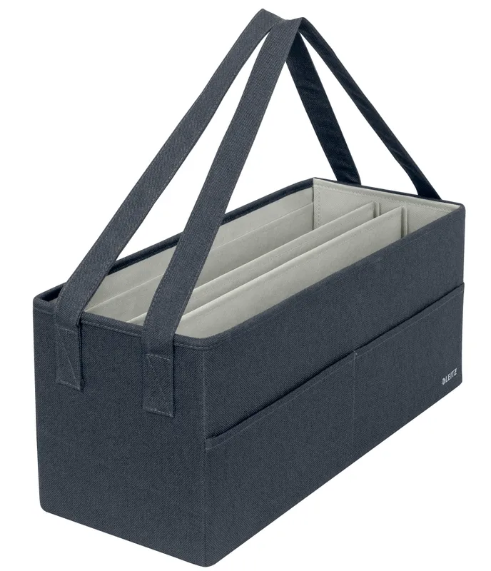 Leitz Office-in-a-bag-väska stor tyg Mörkgrå