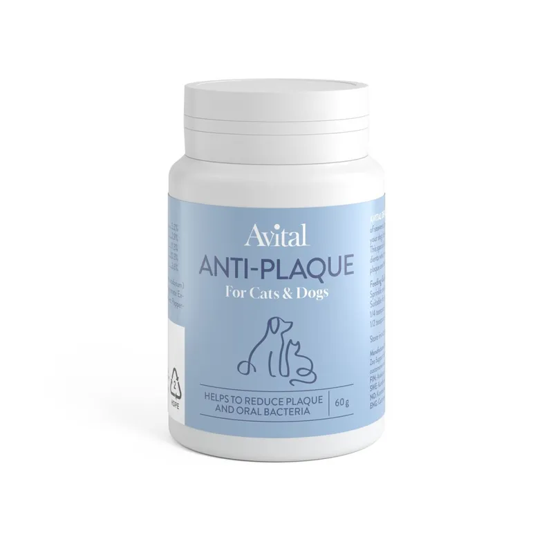 Avital Anti-Plaque Pulver för Katt och Hund 60 g