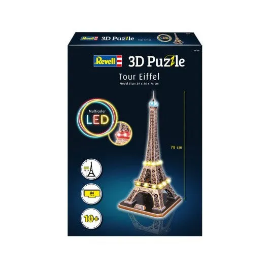 3D Pussel Tour Eiffel, Multicolor LED Revell 00150