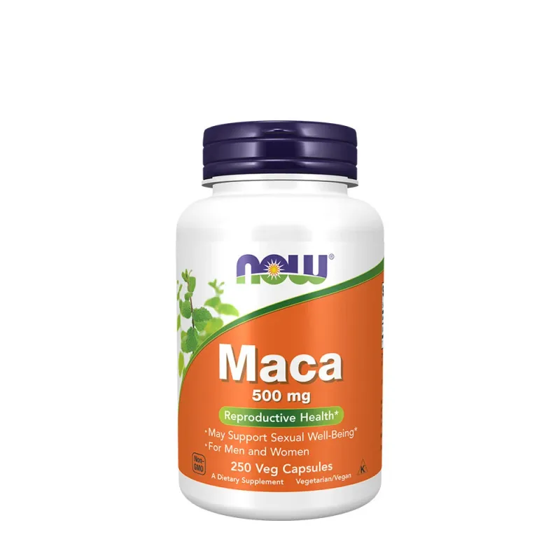 NOW - Maca, 500 mg - 250 vegetabiliska kapslar