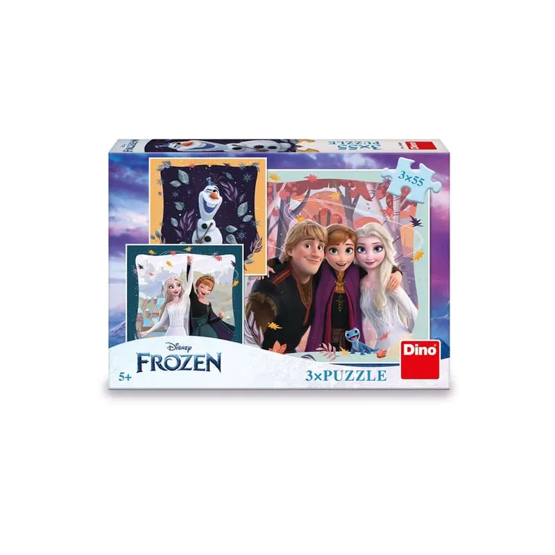 Dino 3i1 Barnpussel – Disney Frozen: Glad Höst 55 bitar