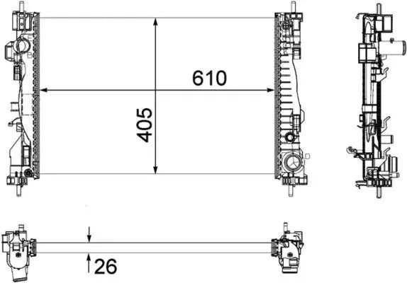 Kylare MAHLE CR 1178 000P