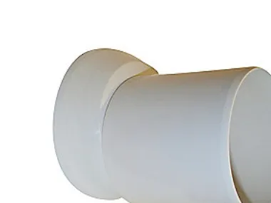 Viega Kloset Connecting pipe Eccentric White