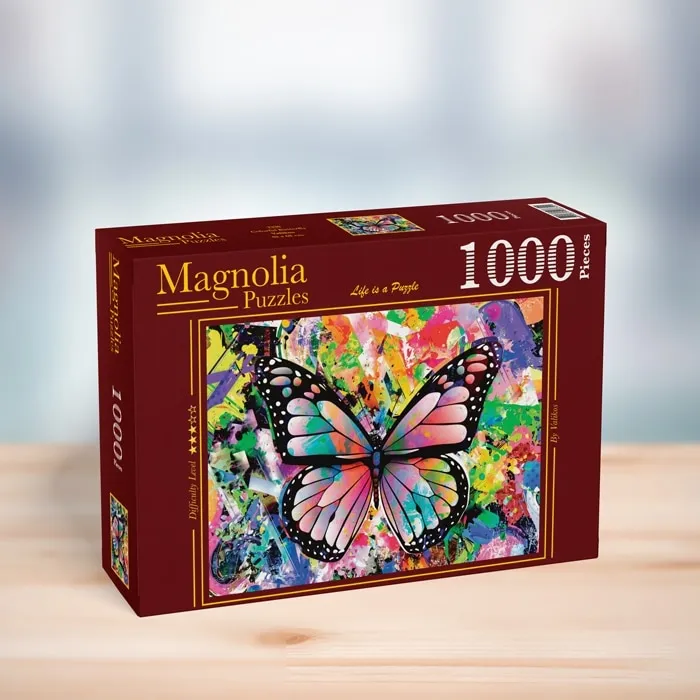Pussel – Pussel Colorful Butterfly, 1000 bitar