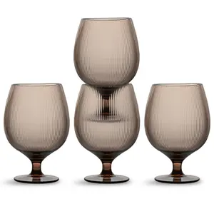 Sagaform Billi ölglas 50 cl 4-pack, brun