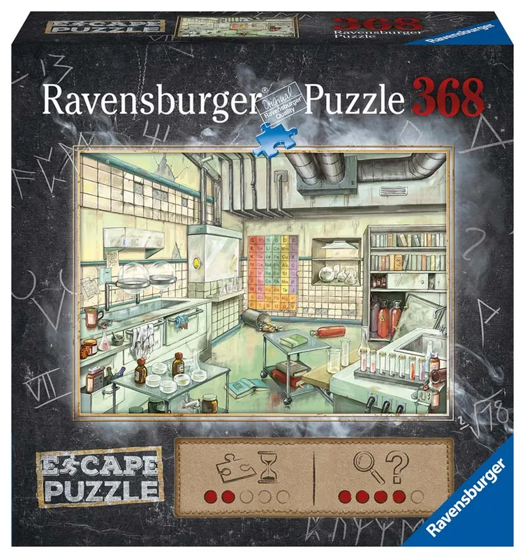 Pussel – Escape: Laboratoriet 368 bitar