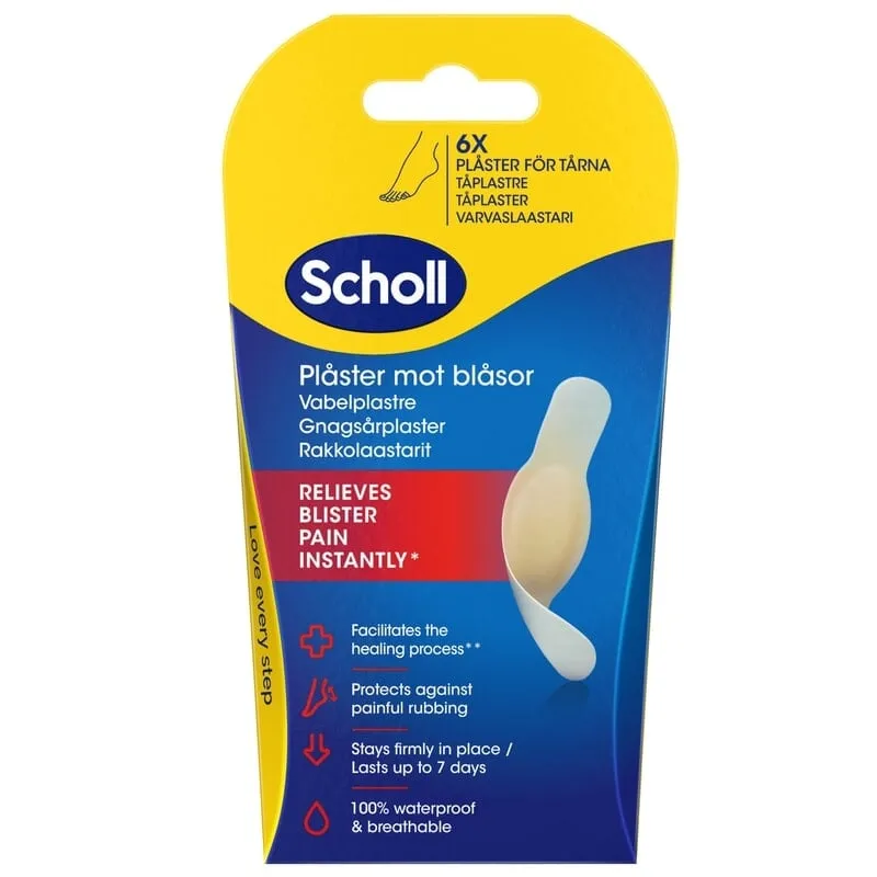 Scholl Blister Plasters Toes 6 st