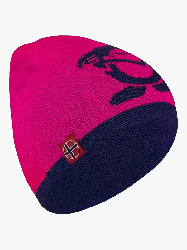 Trollkids Troll Mössa, Navy/Magenta, Stl 54